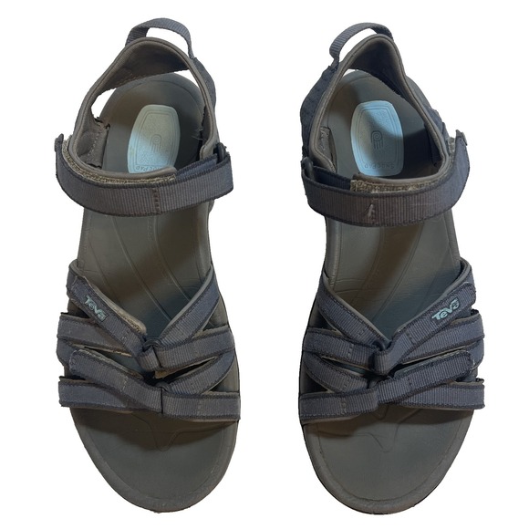 Teva Shoes - Teva Tirra Hiking Sandals Gray Blue Womens 8 UK 6 EU 39